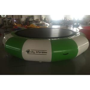 Cheap Custom Commercial Inflatable Water Trampoline Toys Floating Jumping Bed for sale