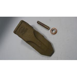 Yellow / Black Digger Bucket Teeth 38HRC - 42HRC Bucket Tooth With Lock Pin And