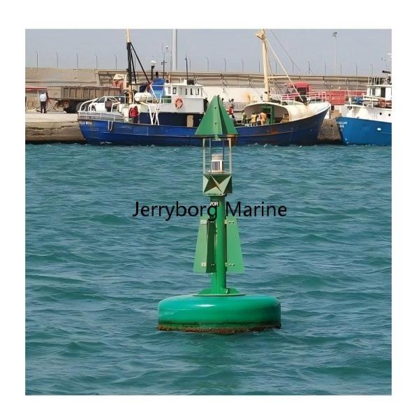 Heavy-Duty Material LLDPE Buoy With Top Mark & Solat Light for Industrial Marine