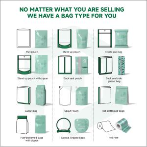 Customized Pouches Bolsa Packaging 250g 500g 1lb Stand up Side Gusseted Bag