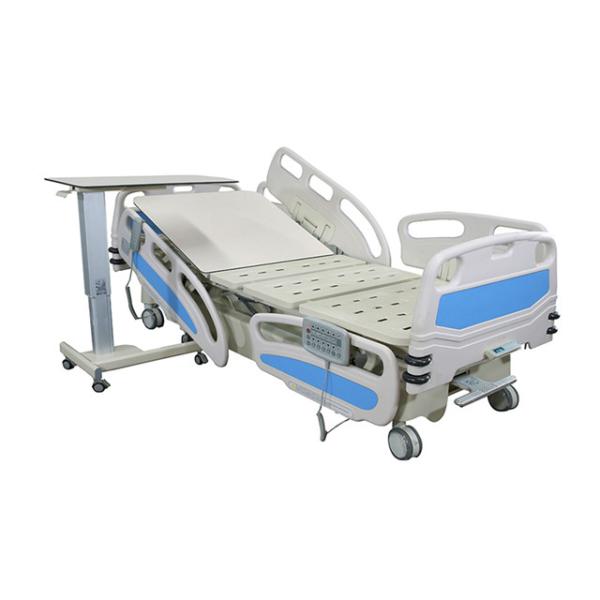 ABS Side Rail ISO9001 Five Function Electric ICU Hospital Bed For Intensive Care