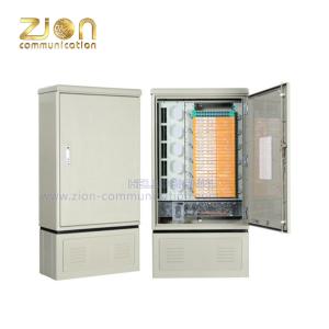 FTTH 288F Fiber Cross Connect Cabinet Outdoor SMC Material