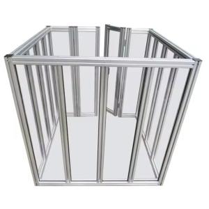 Customized Industrial Aluminum Extrusion Profile Frame 4080 4040 T Slot Extruded