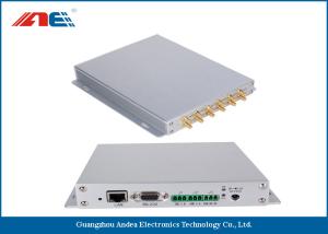 Cheap Aluminum Alloy Housing Fixed RFID Reader With 12 Channels Anti Collision Algorithm for sale