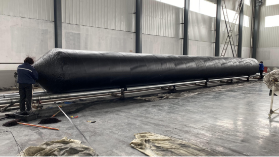Floating Inflatable Natural Rubber Balloon Dock Vessel Launching Marine Airbags
