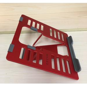 Red SGS 4mm Lightweight Portable Metal Laptop Stand Ipad Reading Stand