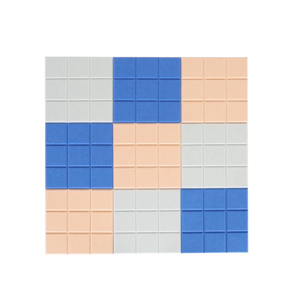 Rectangle Fireproof Polyester Light Weight PET Acoustic Panels For Office