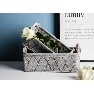 3 Colors 3 Size Felt Storage Boxes With 3 Months Product Warranty