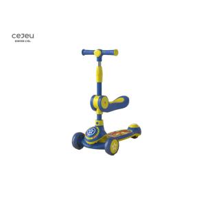 PU Flashing Wheel Baby Kick Scooter With Adjustable Height Handle