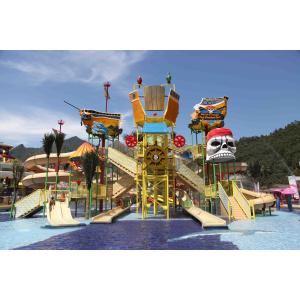 Funny Aqua Playground Fun Water Slides Combination With Biggest Water Slide For