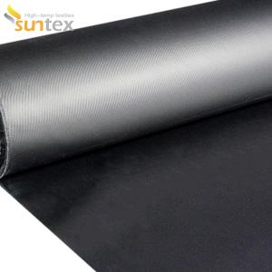 Black Neoprene Coated Glass Cloth For Flexible Connector