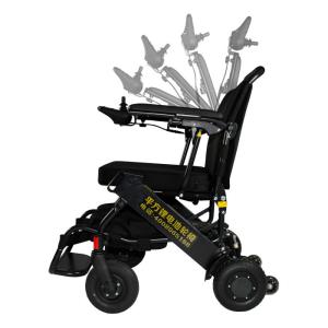 Ultra Light 220.46lb Classic Foldable Electric Wheelchair With Lithium Battery