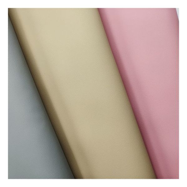 High Quality Eco Friendly Synthetic Faux Pvc Pinhole Pattern Leather Fabric for