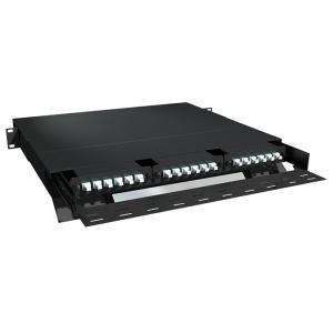 4U Flat Type Fiber Patch Panel LGX Fiber Panel High Density