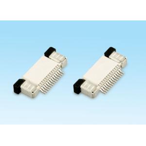 0.5mm Pitch 14P FPC Cable Connector Electronic ZIF Upper Type With Phosphor