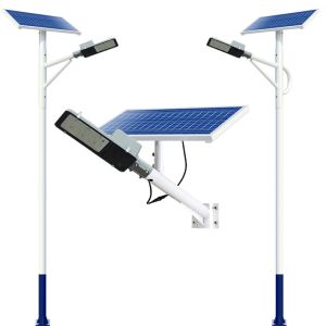China High Lumen Solar Split-Type Street Light with 30 Days Rainy Day Backup and Modular Design on sale