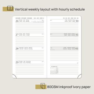 Customization Student Weekly Planner 2023 Hard Cover 4.25X6.75In