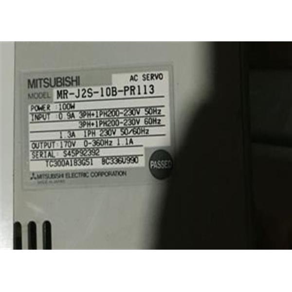 Quality MR-J2S-10B-PR113 Mitsubishi AC Servo Amplifier MELSERVO MR-J2S wholesale