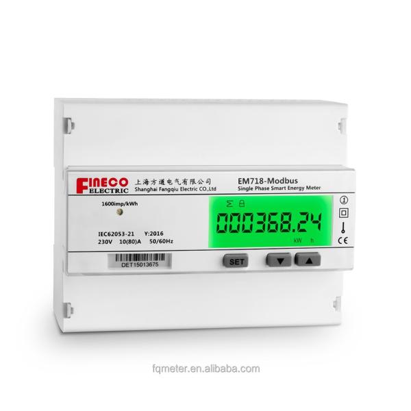 Quality EM718 230V 10 80 A Multi Tariff Power Consumption Electrical Meter Remote wholesale