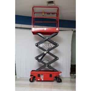 Narrow Aisle Hydraulic Portable Scissor Lift Platform 4.8M 300kg Load Capacity
