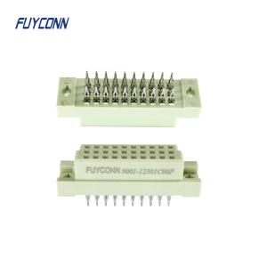 3 Rows Straight Female Connector , Euro Style Connector 30pin 48pin 96pin