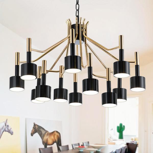 Modern simplicity Pendant Lights personality staircase Ella Round Chandelier(WH