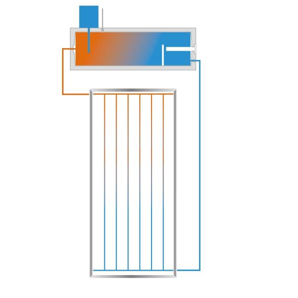 Portable Solar Water Heater 300 Liter , Flat Panel Solar Water Heater System