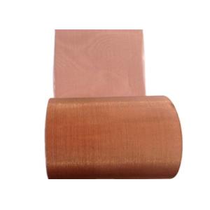 RFI Ultra Fine Brass Wire Cloth Copper Mesh Fabric Infused