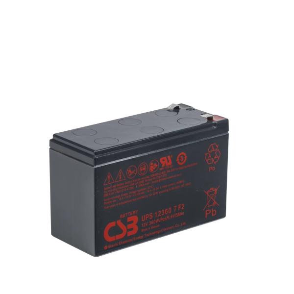 Quality CSB Battery UPS123607 12V 360W 7Ah High Performance Rechargeable Maintenance-Free VRLA 7Ah Battery for UPS Data Center wholesale