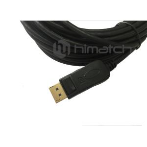 Black Displayport 1.2 Cable DP Male To HDMI Male Cable Support 3D And 4K