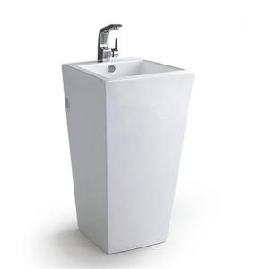 Rectangular Freestanding Bathroom Sink Strong Intensity Outstanding Durability