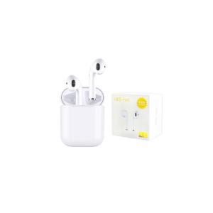 China Sweatproof I18 TWS Headphones True Wireless Bluetooth Stereo Earbuds White on sale