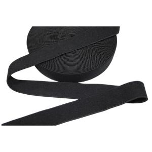 Wide 2 Inch 5cm Black Soft Nylon Elastic Waistband For Underwear