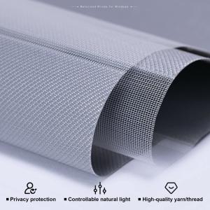 Wholesale Custom Design 100% Polyester Horizontal Manual Zebra Blind Fabrics For Office