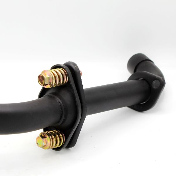 Black Muffler Forward Bend for DAYANG Motorcycle Spare Parts Cargo Tricycle Rickshaw