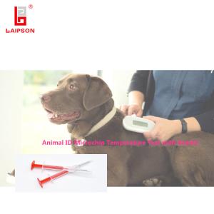 Cheap Dogs Animal ID Microchip 33°C To 43°C Temperature Range 128 Bits 15 Digits Encode for sale