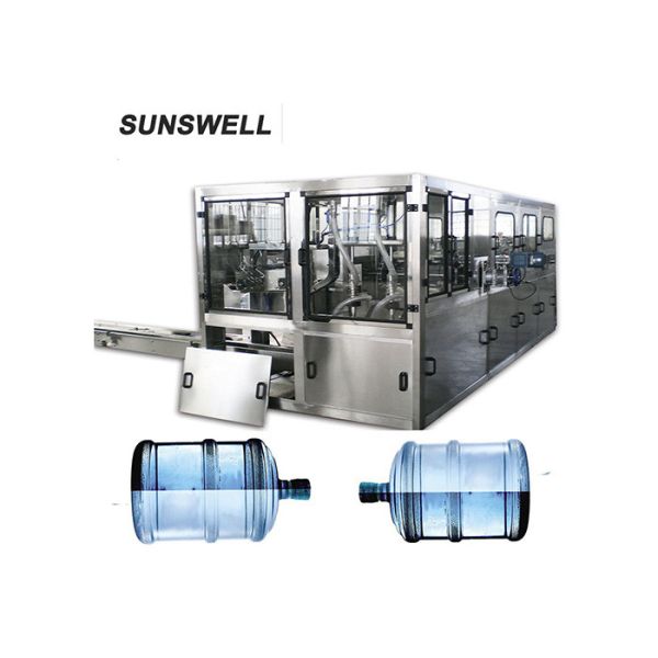 Quality Motor Drive 19L Bottled Water Filling Line With PLC Control System wholesale