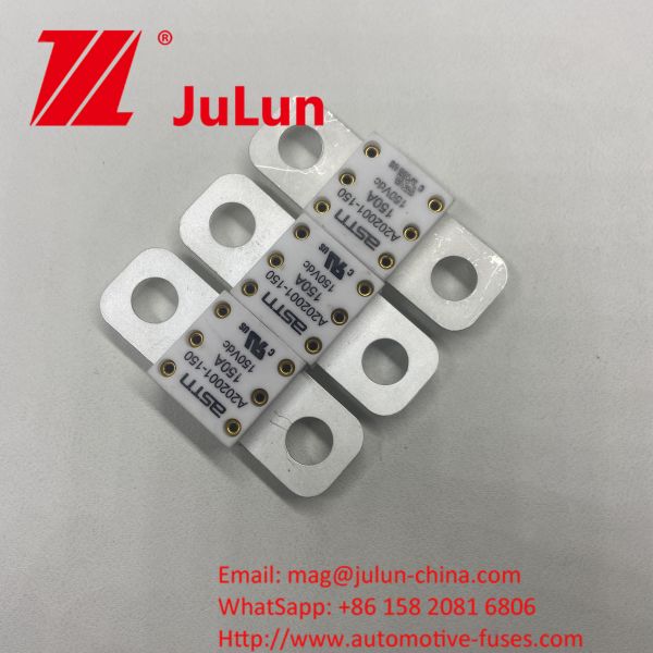 Quality SCREW BOLT Mounting Method A202001 300A 150VDC Ceramic Vehicle Fuses for High Current Rating and Short Circuit Protection wholesale