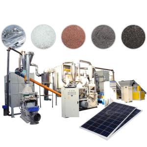 55 Solar Panel Glass Recycling Machine for Separating Scrap Photovoltaic Panel