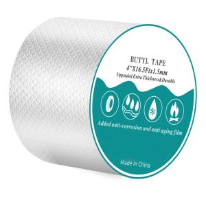 China Waterproof Butyl Adhesive Tape For Roof Repair 5cm Width Strong And Long Lasting on sale
