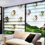 Light Filtering Zebra Blinds Fabric Dual Layer 85% Shading Silky And Soft
