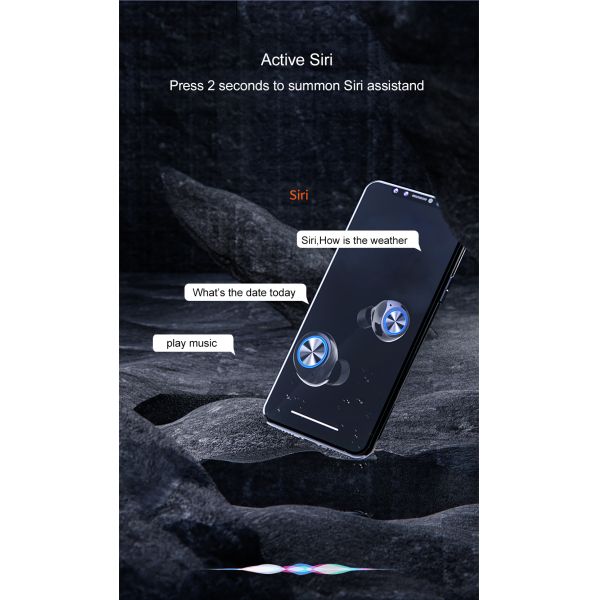 OEM IPX7 Noise Cancelling Wireless Bluetooth Earbuds Tws Earphone