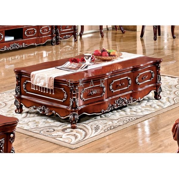 classic wooden Square coffee table