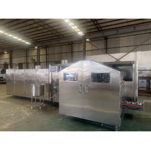 165mm Ice Cream Cone Baking Machine 2000pcs/H PLC Control