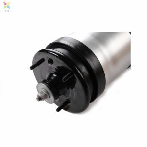 Complete rear suspension strut with shock absorber and air suspension bag for