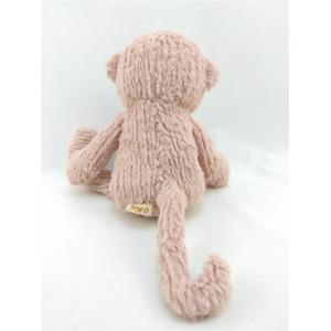 Customized Embroidery Logo Super Soft Plush Toy Cute Kids Stuffed Monkey Toy