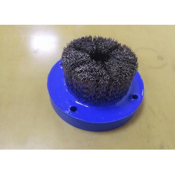 Quality Segment Turbine Steel Wire Disc Brush 100mm OD High Density For Deburring wholesale