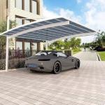 DIY Polycarbonate Awning Aluminum Frame Carport with Polycarbonate Roof for