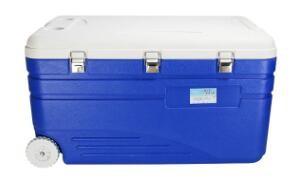 Plastic Cooler Box Plastic IBC Container For Fresh Food Blue Color Large