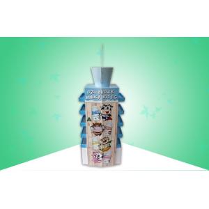 Cheap Five - Shelf Custom Cardboard Display Stands Large Space With Eye Catching Design for sale